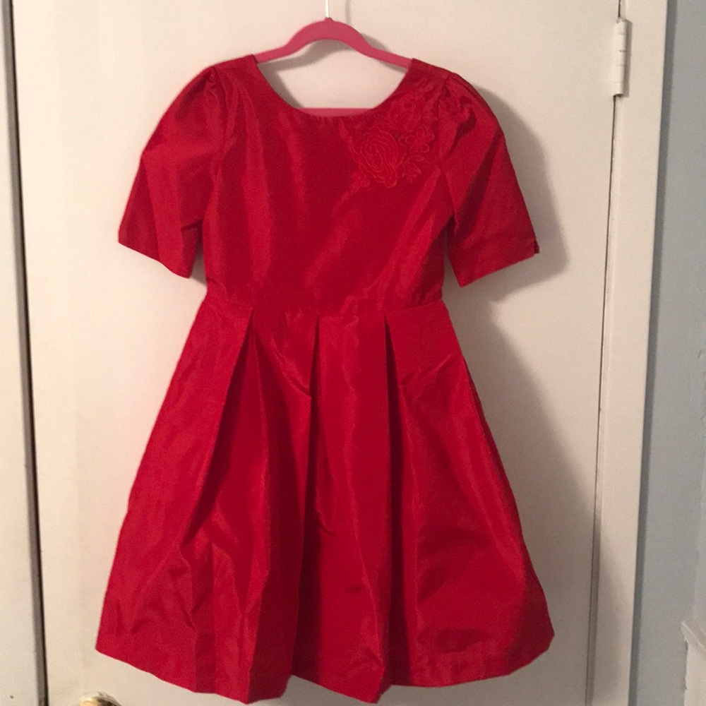 Janie and Jack red dress Girls Size 8 NWT